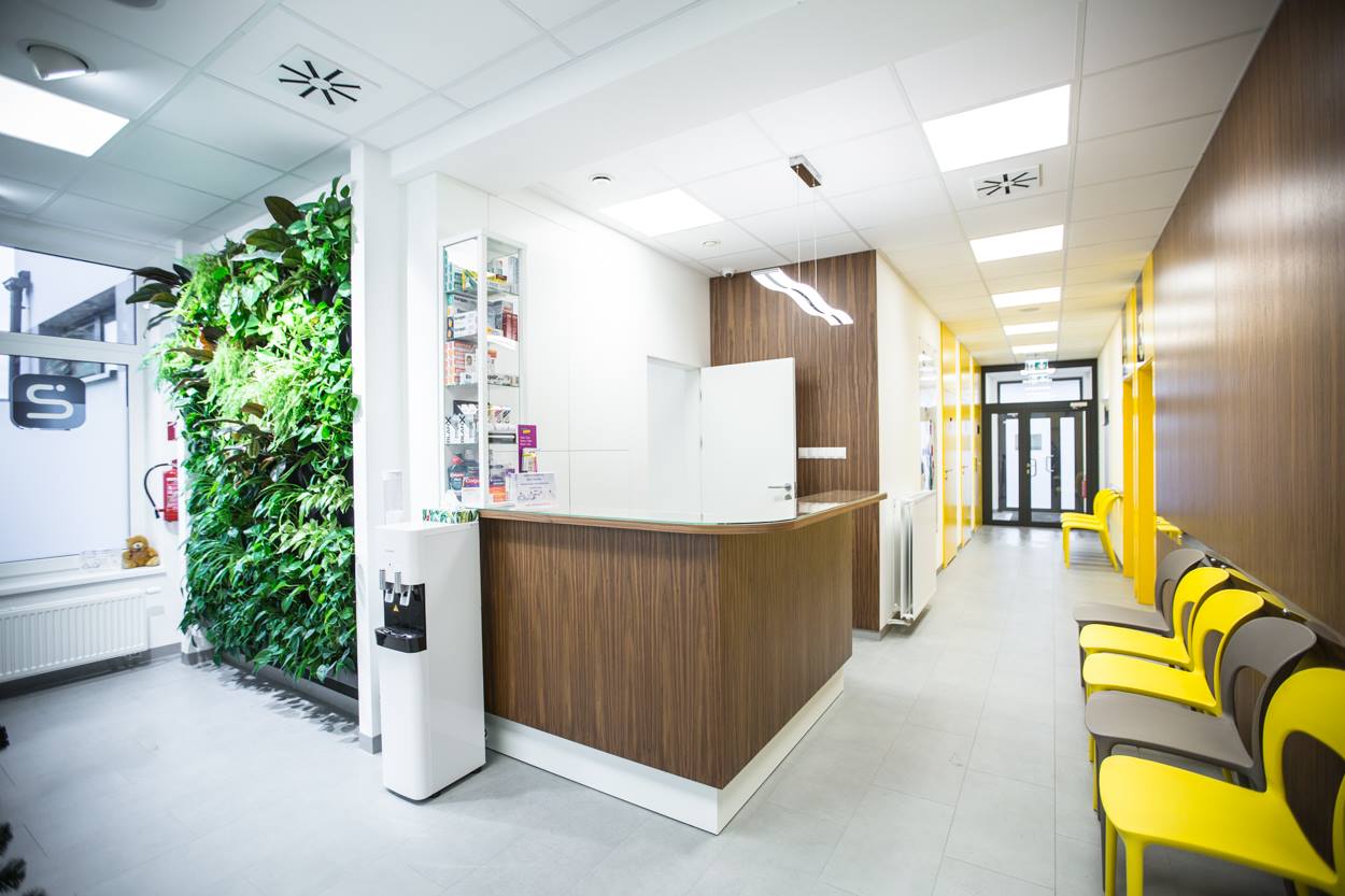 Recepcja gabinetu stomatologicznego Sejdak